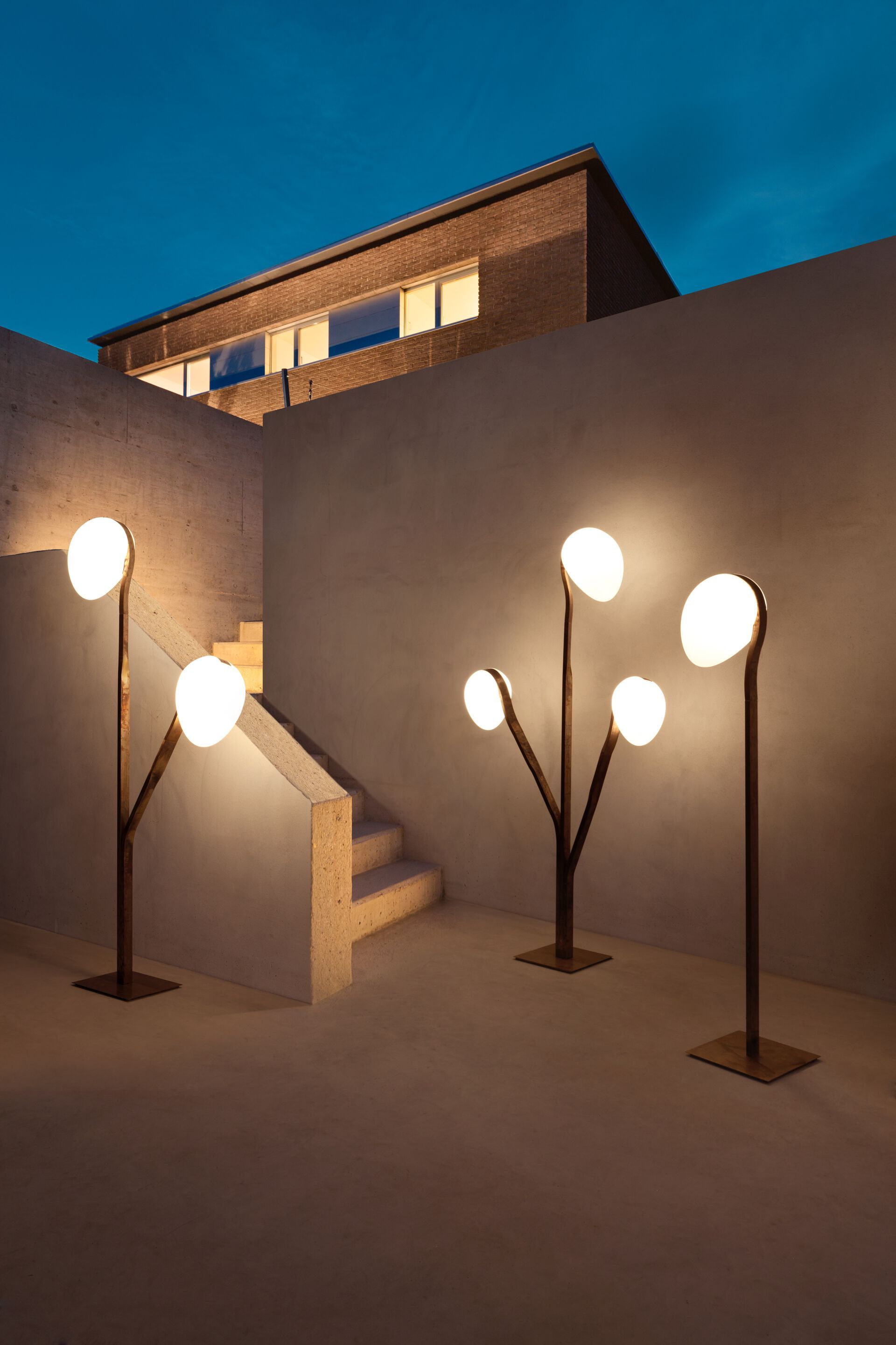 Латунь и поликарбонат светодиодные напольные лампы Exteta 10th ARCH-00038584 - Вид №5