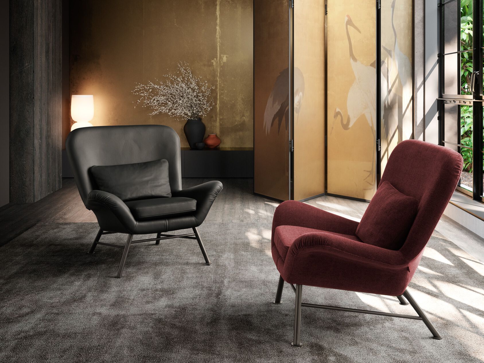 Кресло с подлокотниками VALENTINI FLAP ARCH-00010524