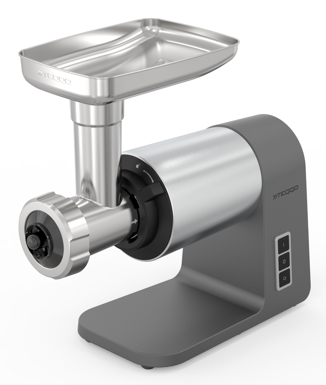 9176134 Мясорубка электрическая TEQQO Grindmaster Steel Ultima серый STDN-0016070 - Вид №3