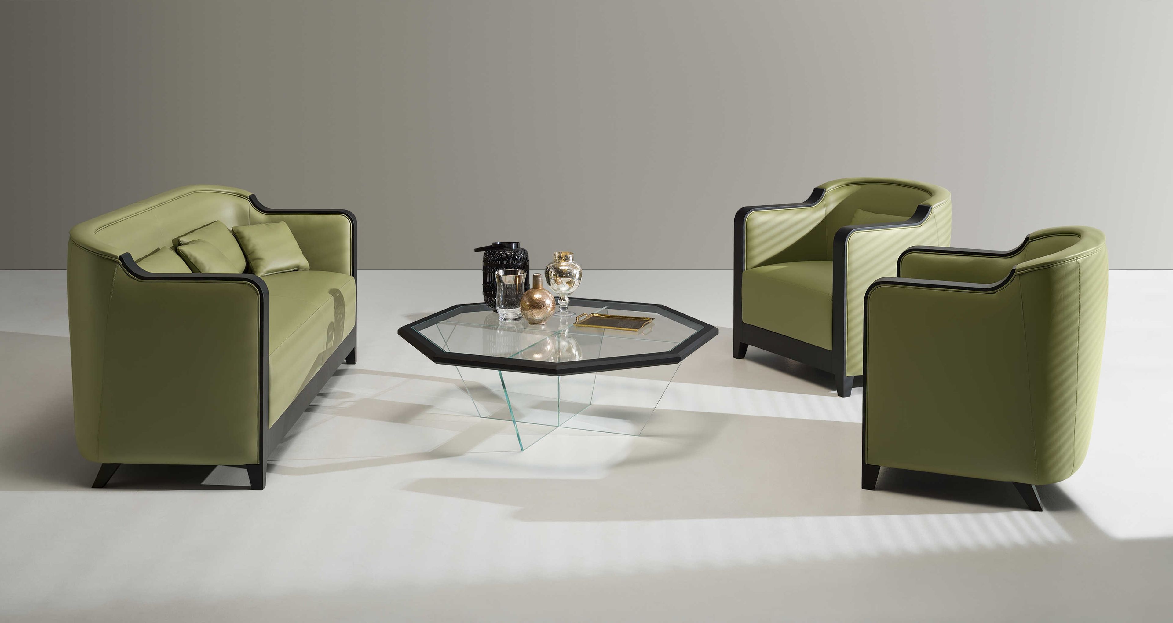 Кожаное кресло с подлокотниками Prestige GRAN DUCA ARCH-00086440 - Вид №6