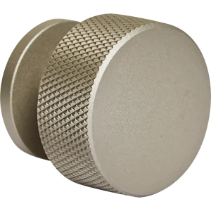 Мебельная ручка-кнопка 6501 матовый никель 30 мм