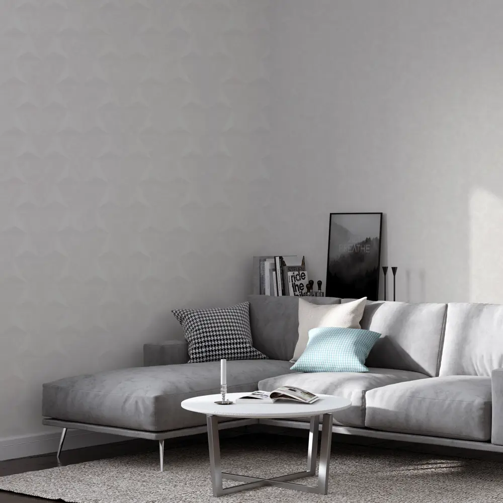 Обои флизелиновые Палитра Tery серые 1.06 м PL71326-14 STLM-2150048 - Вид №3