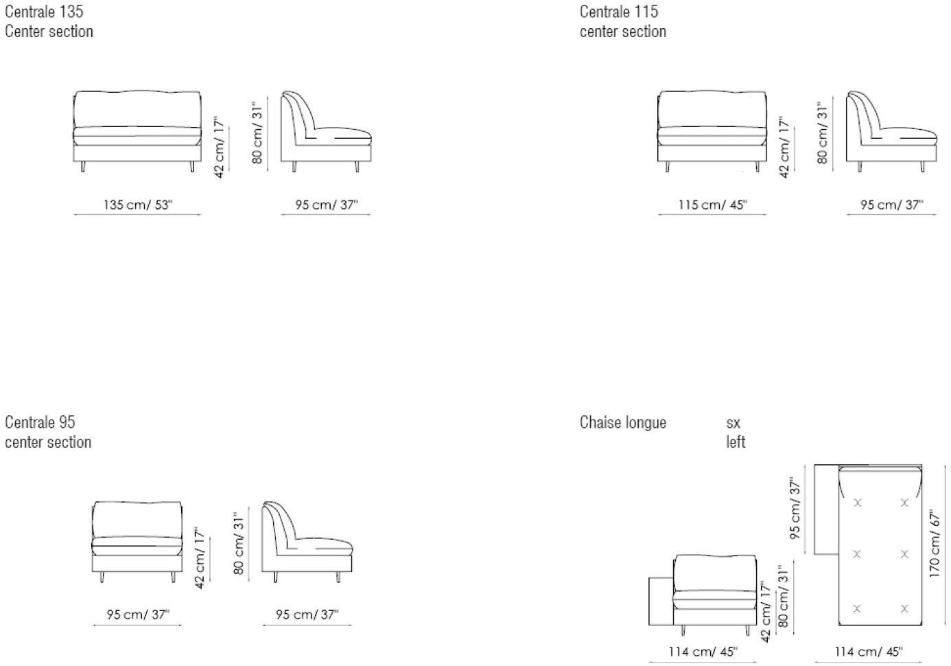Bonaldo 3-х местный тканевый диван sun-id-1381959 - Вид №10