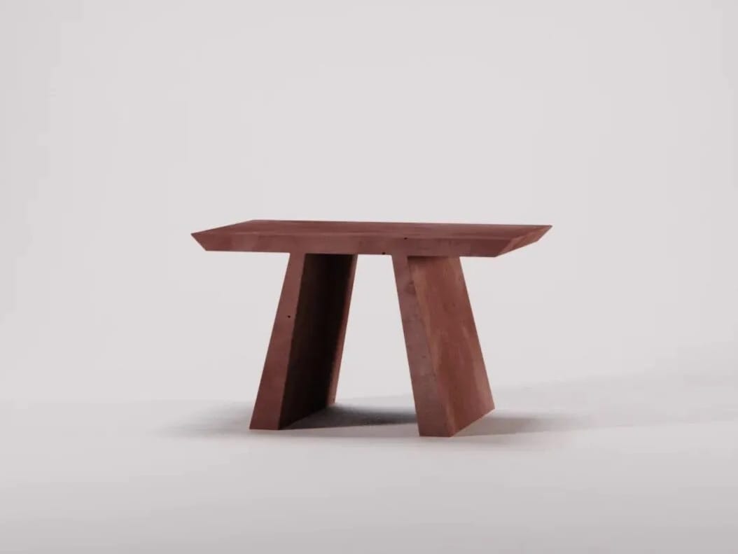 Низкий бетонный журнальный столик Forma&Cemento Abecedario ARCH-00110033