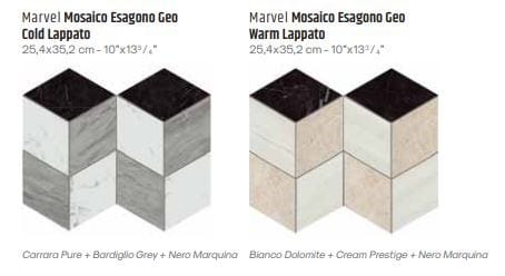 Белая паста керамическая мозаика Atlas Concorde Marvel Stone ARCH-00085175 - Вид №9