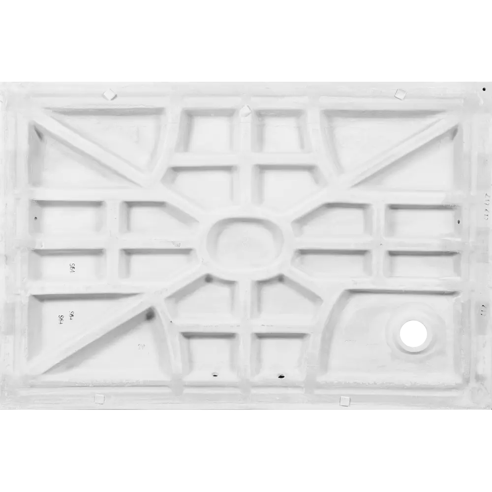 Поддон душевой прямоугольный керамика 120x80 см 13118681 STLM-2071043 Santreyd Без серии - Вид №3