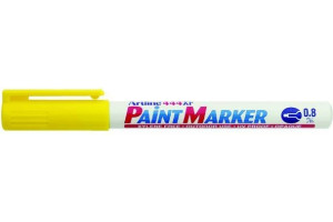 18656814 Маркер краска по металлу 444 с тонким наконечником 0.8 мм, желтый EK444XF-817 Artline