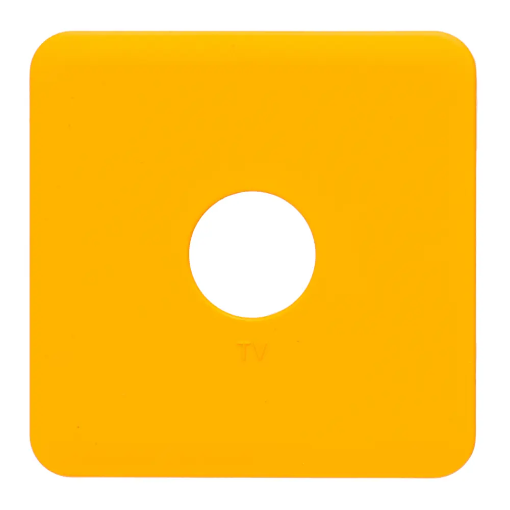 Накладка для ТВ-розетки Lexman Cosy, цвет оранжевый STLM-2096707