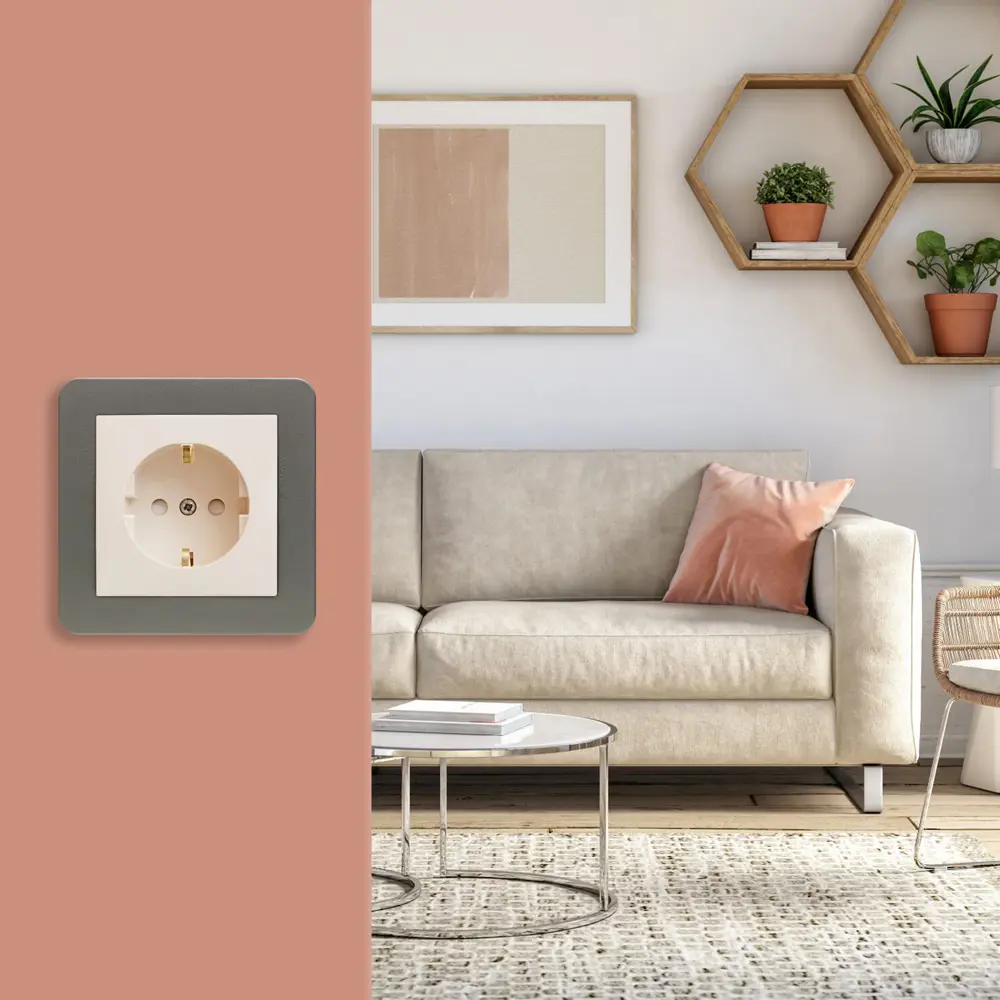 SYSTEME ELECTRIC Розетка скрытого монтажа W59 с защитными шторками 18799295 STLM-1118643 - Вид №5