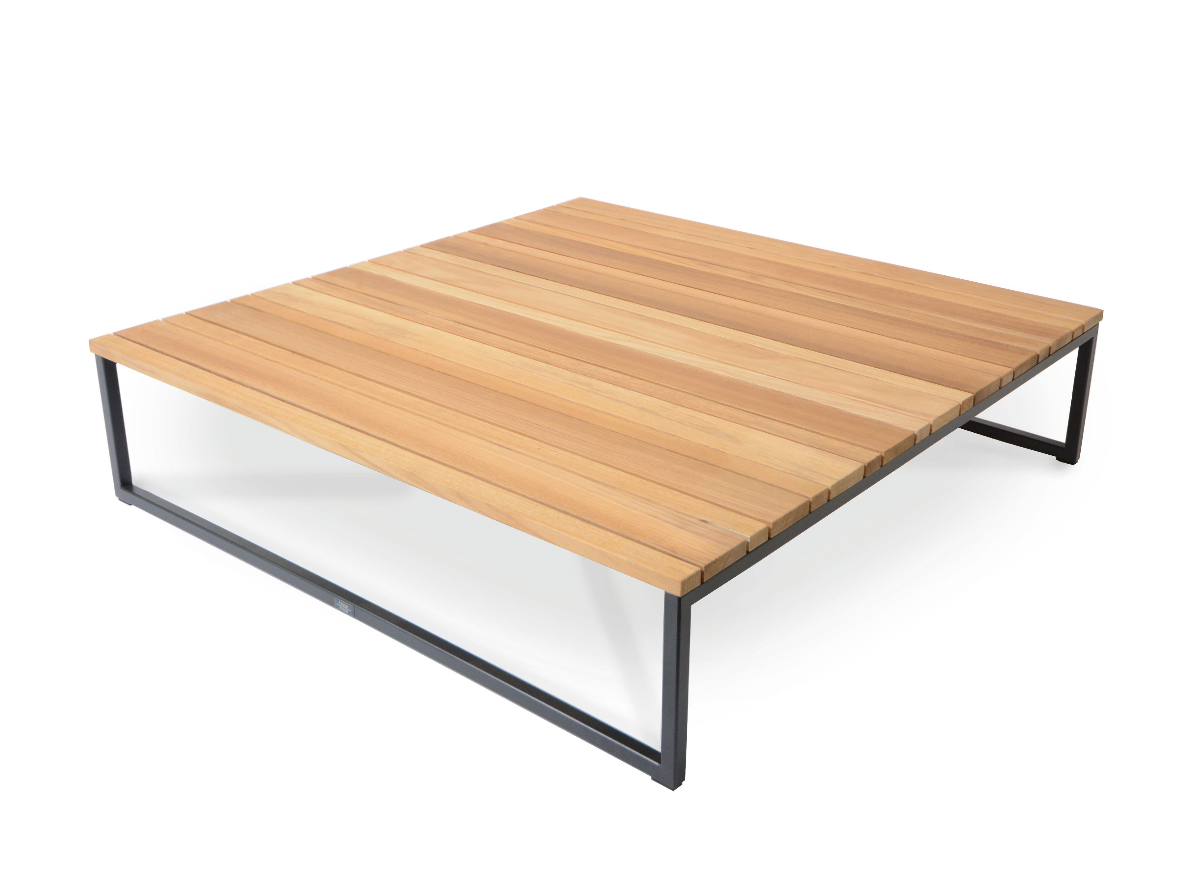 Низкий квадратный стол из тикового дерева FISCHER MÖBEL Флора ARCH-00094874 - Вид №1