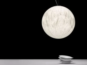 DAVIDE GROPPI Японский подвесной светильник из бумаги Moon