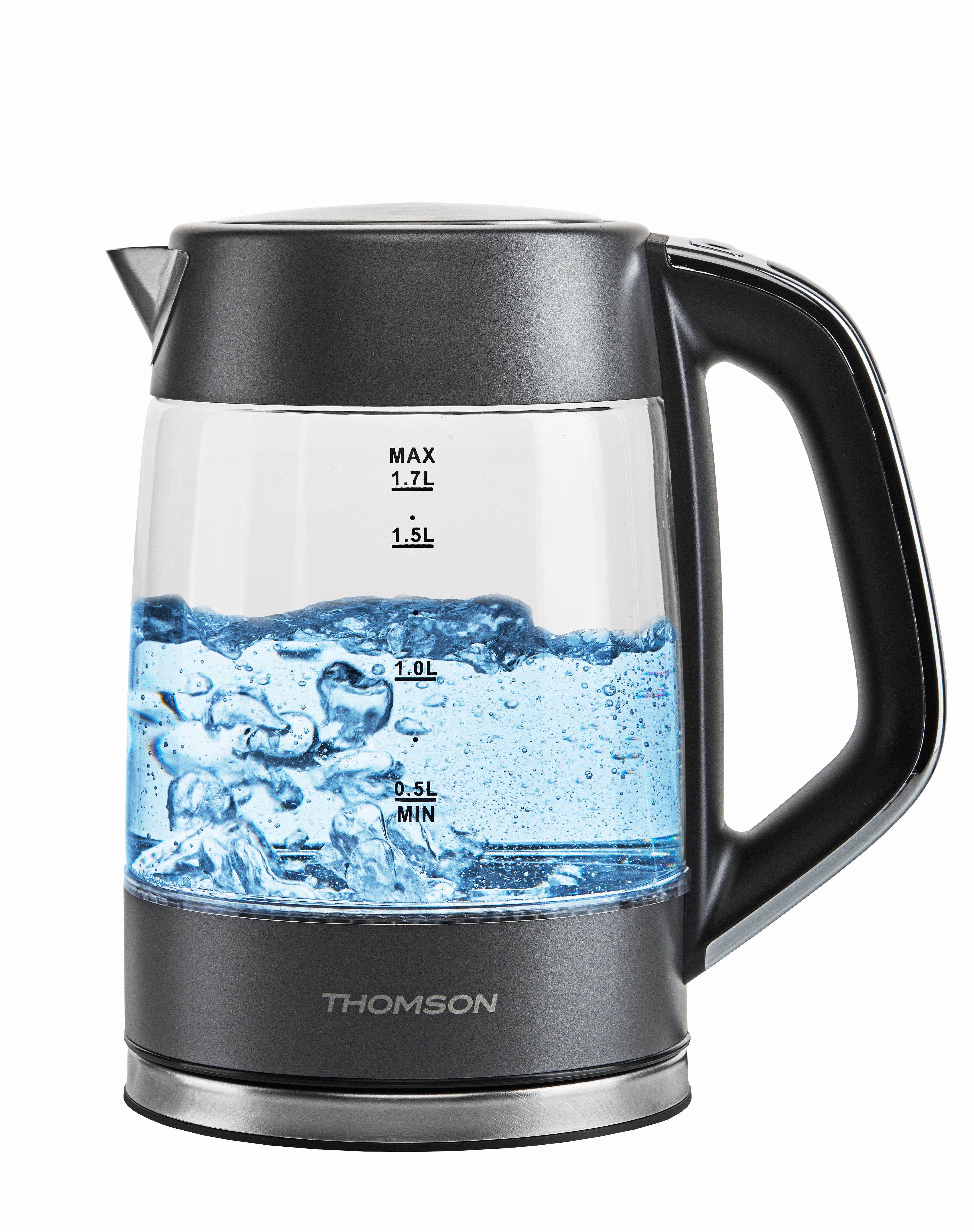 9099277 Электрочайник Thomson GLASS K20ES-2002 GRAY серый STDN-0078323