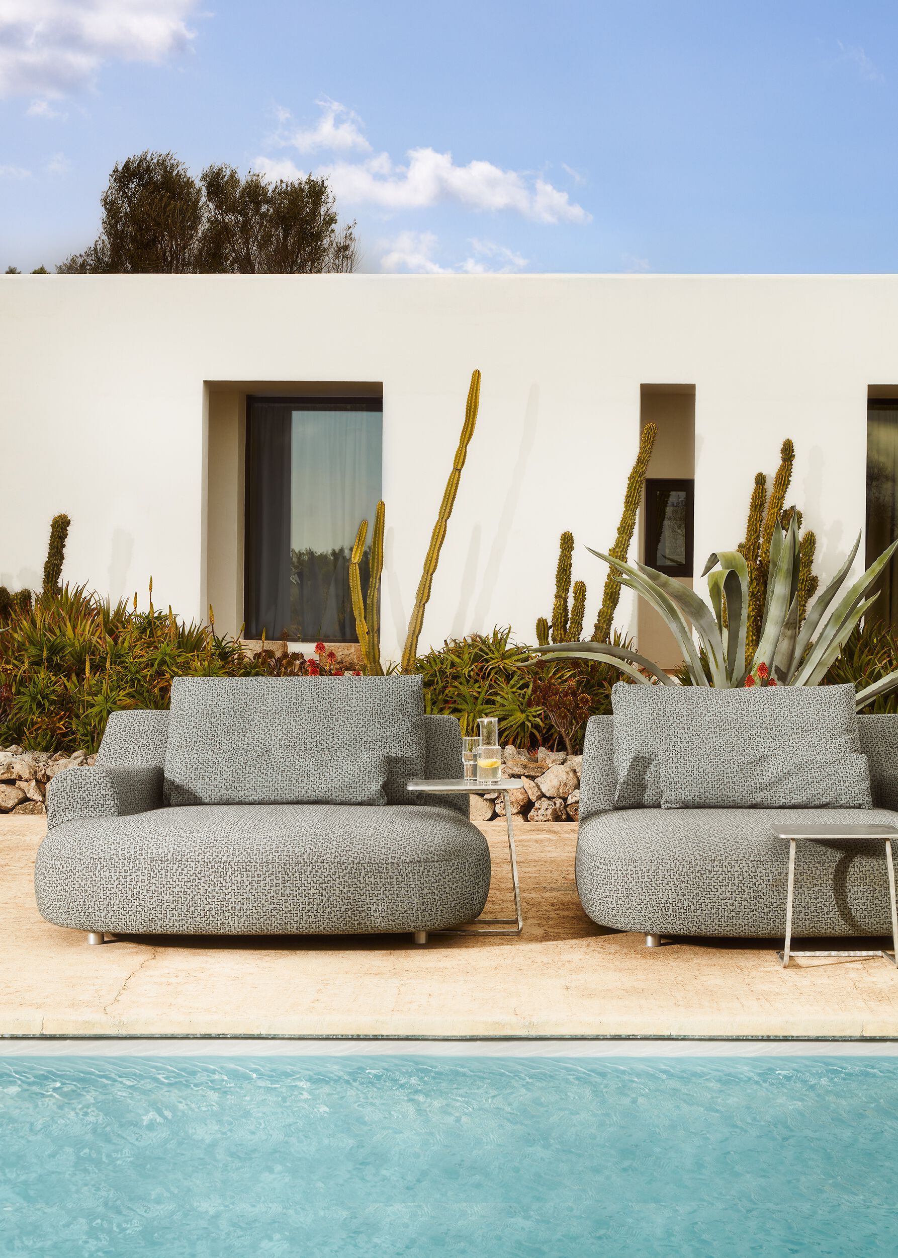 Тканевый модульный садовый диван Exteta Moonlight ARCH-00030262 - Вид №8