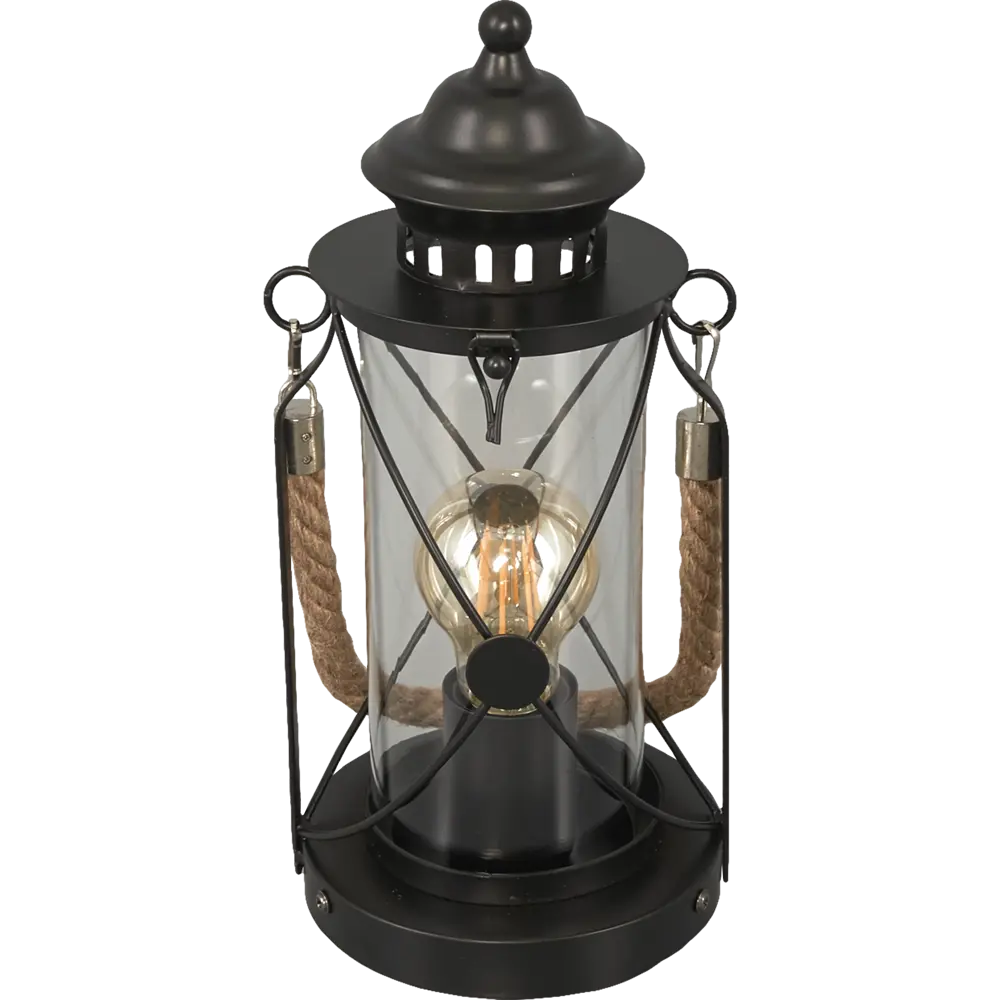 Настольная лампа Eglo Bradford 1xE27x60 Вт стекло цвет чёрный STLM-2026028 - Вид №1