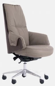 Grado Design Обтянутый кожей вращающийся офисный стул с подлокотниками Lord Lod-ch-05