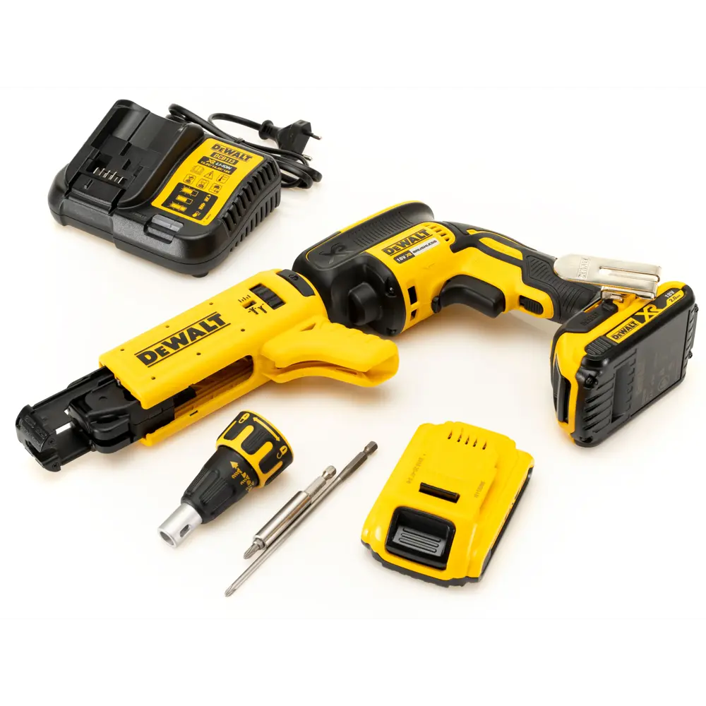 Шуруповерт бесщеточный аккумуляторный по гипсокартону DeWalt DCF620D2K-QW, 18 В Li-ion 2х2 Ач STLM-2172312 - Вид №10