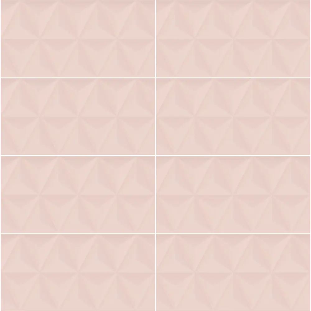 Плитка настенная KREAFORTA Mersey Monor 20x40 см 1.2 м² матовый цвет розовый STLM-2092545 - Вид №2