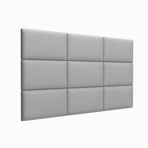 Стеновая панель Eco Leather Silver цвет серебристый 30х50см 4шт TARTILLA