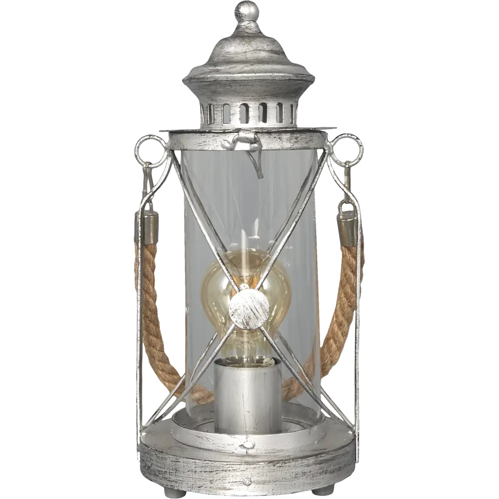 Настольная лампа Eglo Bradford 1xE27x60 Вт стекло цвет серебро STLM-2095032