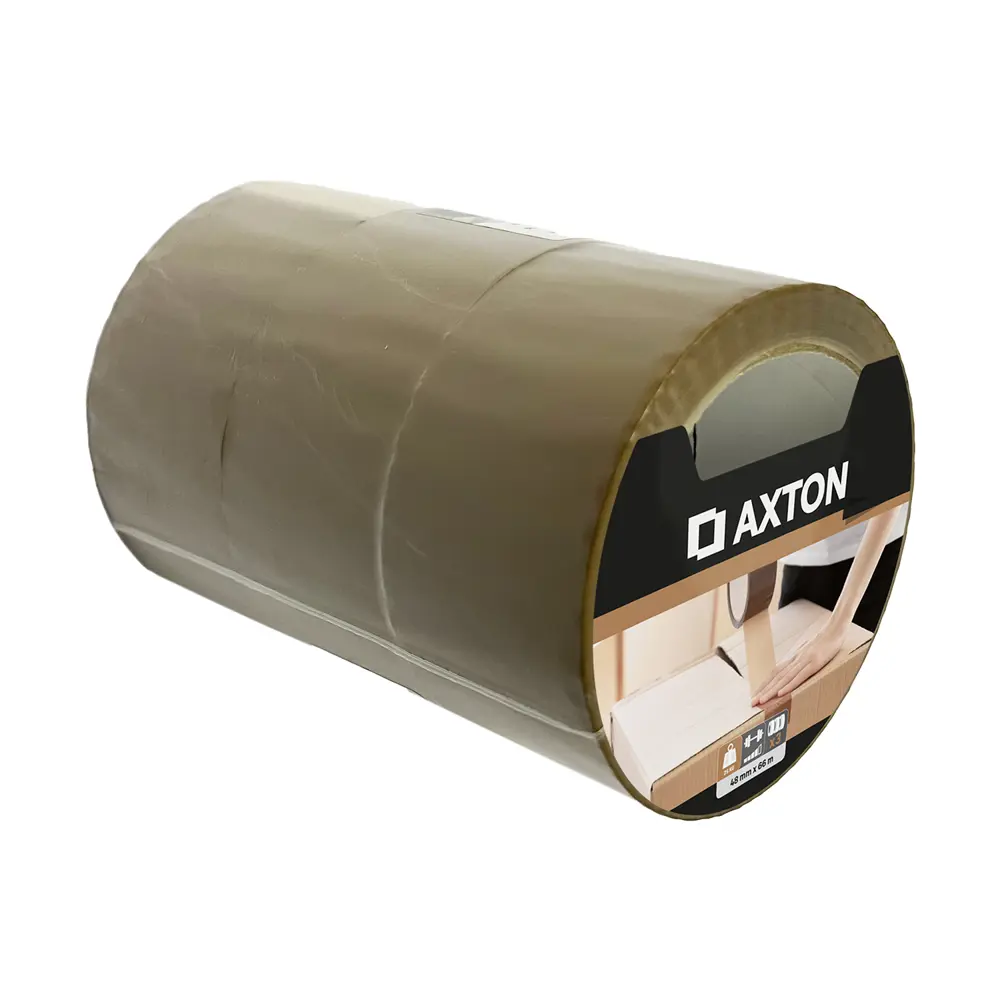 Двухсторонняя клейкая лента Axton 48ммх66м 60мкм темная 3 шт STLM-2127277