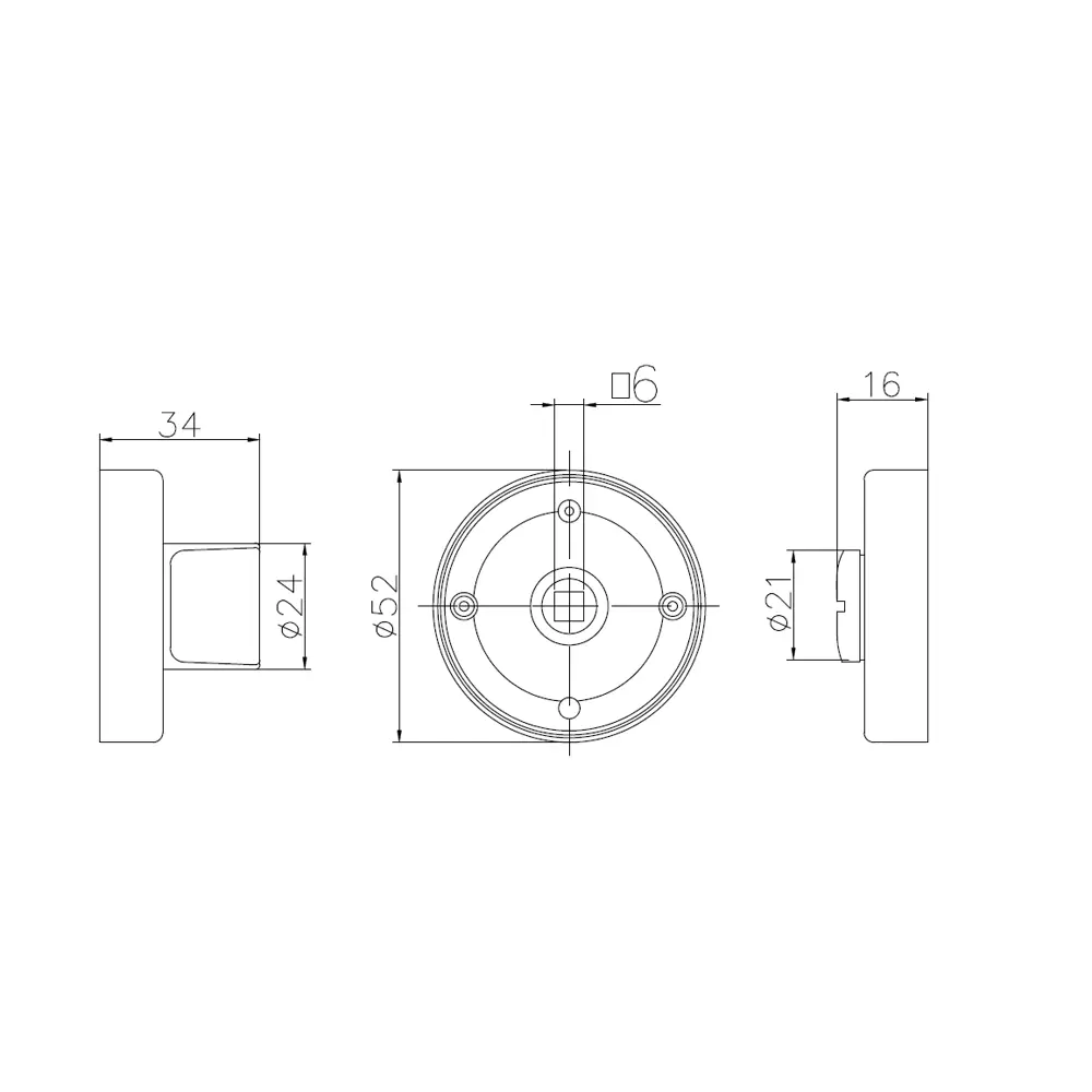 Edson E WS - Алюминиевый дверной фиксатор графитового цвета 85165147 STLM-0059283 - Вид №3