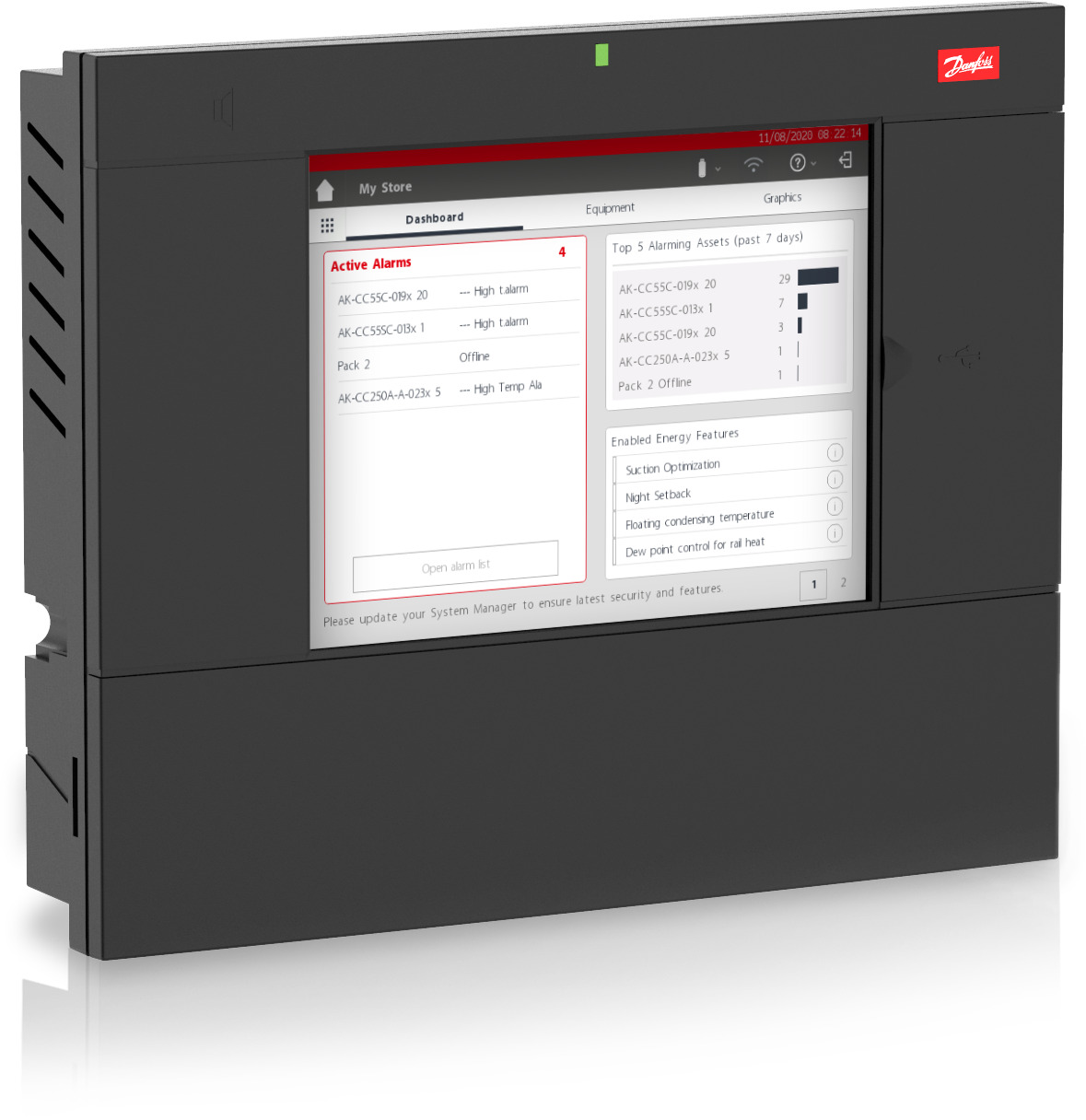 Danfoss AK-SM 800 AK-SM 850A Блок управления 080Z4021  - Вид №4