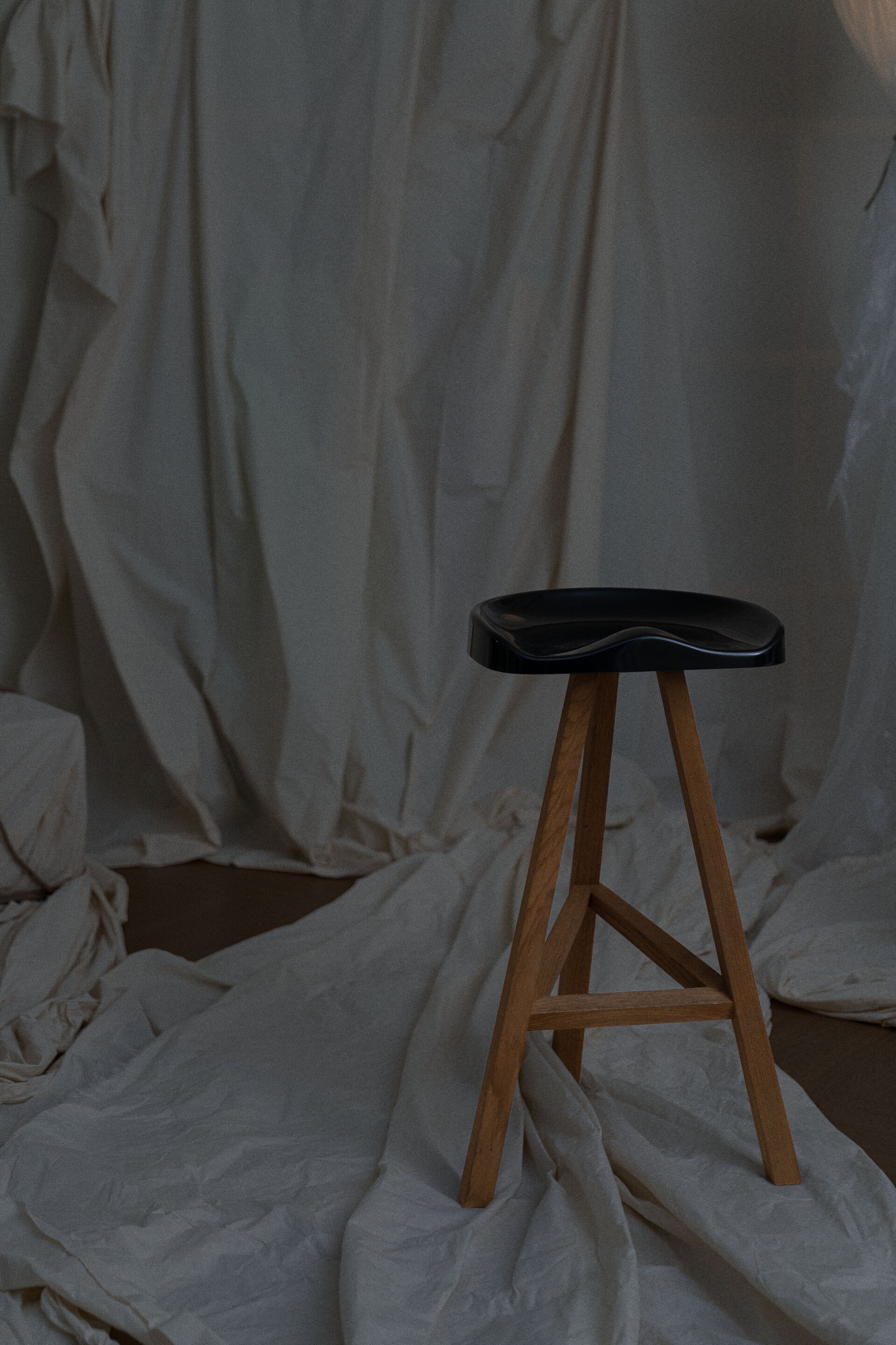 Высокий стул из дуба и акрила Established&Sons Heidi ARCH-00030098 - Вид №7