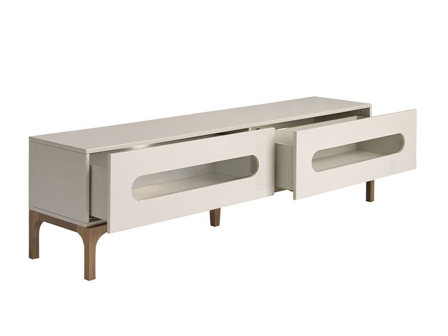 Низкий шкаф для телевизора из МДФ с ящиками Angel Cerda Loft Tendencia ARCH-00117488