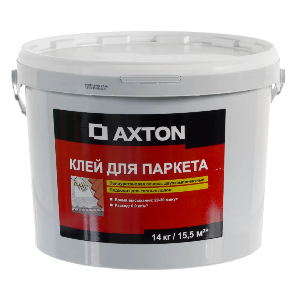 Клей для паркета Axton двухкомпонентный 14 кг STLM-2173620