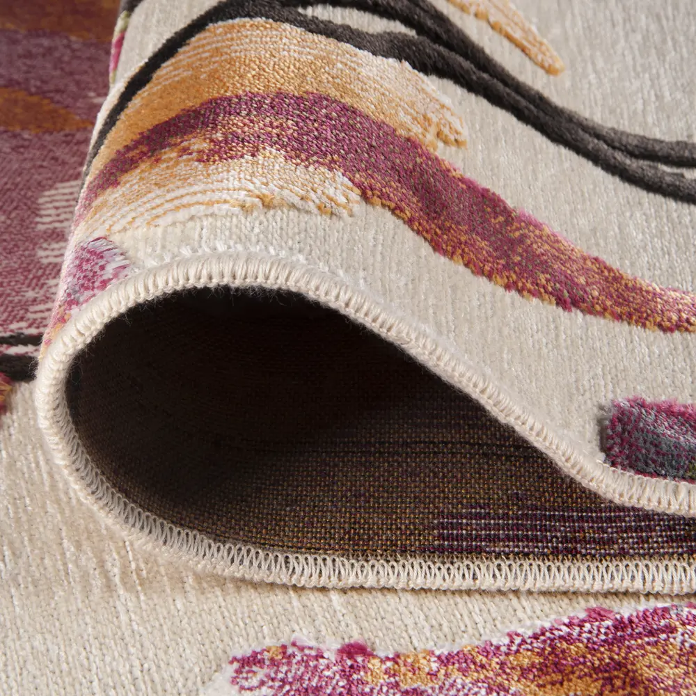 Ковер вискоза Genova 182/616161 100х140 см цвет мультиколор RAGOLLE STLM-2065043 - Вид №2