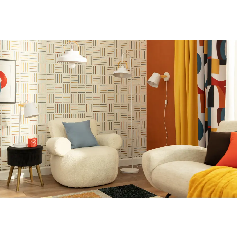 Подвесной светильник Toplight Wendi, 1 лампа, 7 м², цвет белый/дерево STLM-2090661 - Вид №9