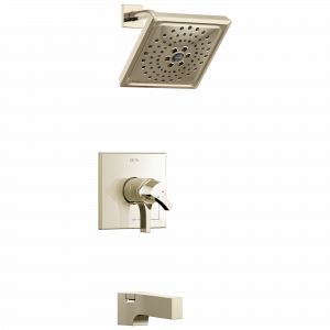 T17474-PN Monitor® 17 Series H2Okinetic® для ванны и душа Delta Faucet Zura Полированный никель