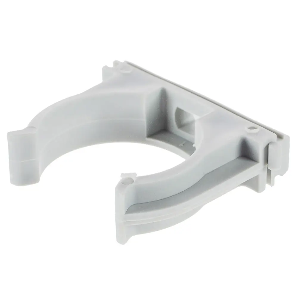 ЭКОПЛАСТ Клипса-держатель для труб 40 мм (10 шт) - надежная фиксация коммуникаций 10057182 STLM-1102918