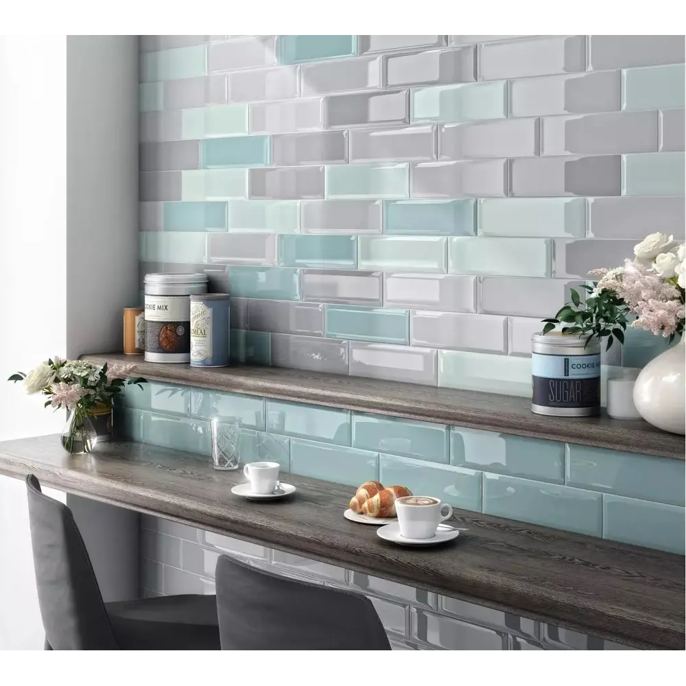 Kerama Marazzi Аккорд: глянцевая зеленая плитка для интерьера 86360067 STLM-0068071 - Вид №3