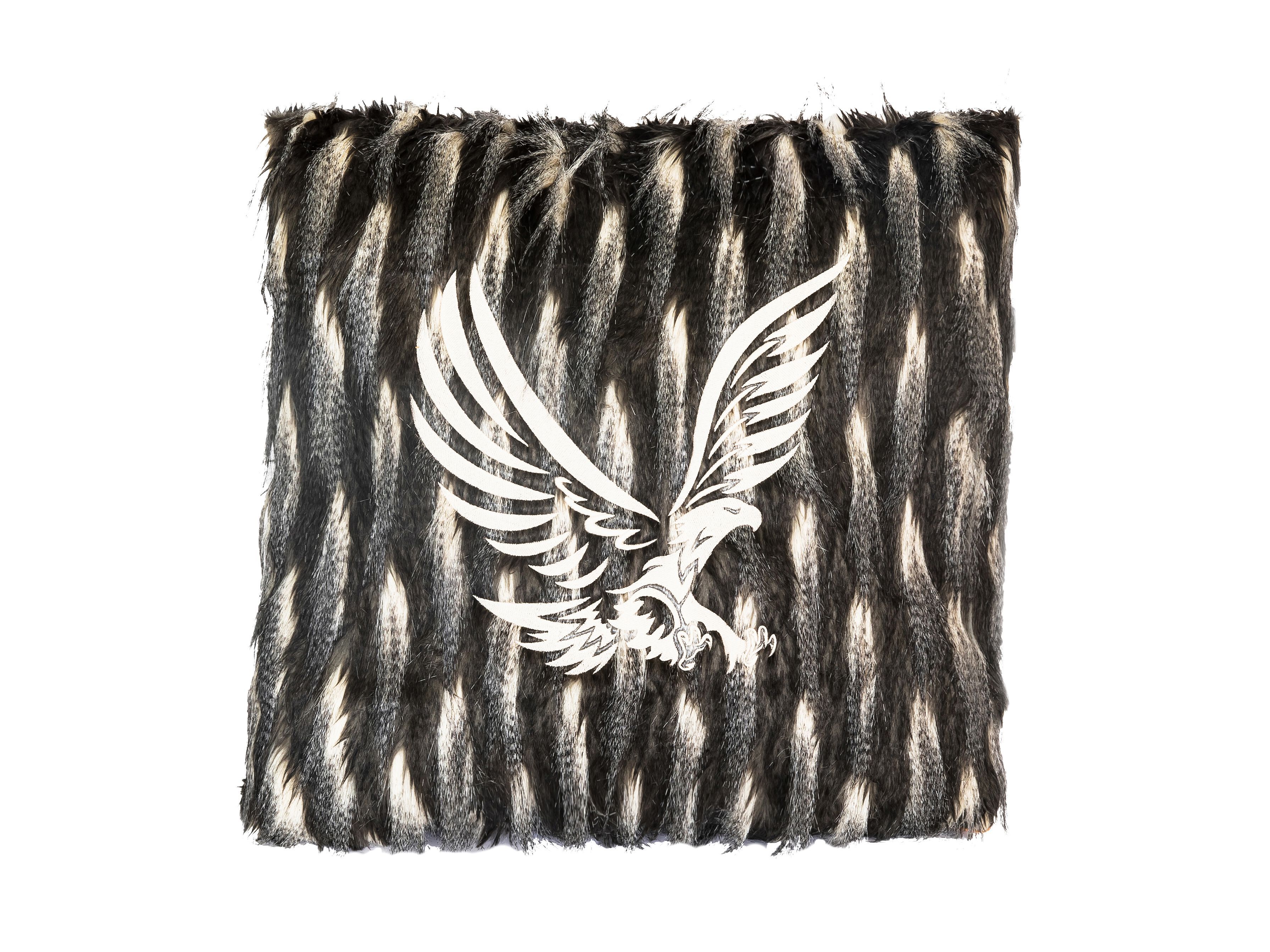 Вышитая вручную подушка из искусственного меха MX HOME Megeve ARCH-00067165 - Вид №8