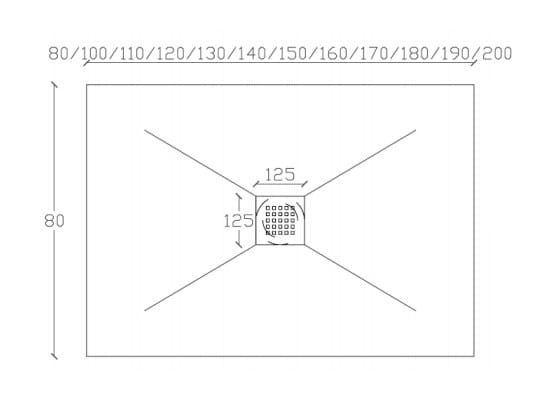 Ультра-плоский поддон для душа Galassia квартира ARCH-00129820 - Вид №3
