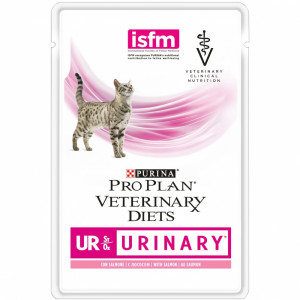 ПР0039975*4 Корм для кошек Veterinary Diets при болезни нижних отделов мочевыводящих путей, лосось пауч 85г (упаковка - 4 шт) Pro Plan