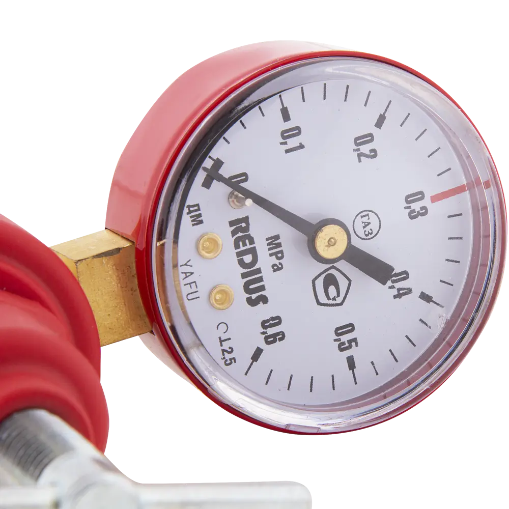 Редуктор с манометром для газового баллона НЗГА STLM-2149815 - Вид №2