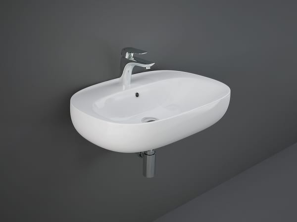 Керамическая овальная подвесная раковина RAK Ceramics RAK-Illusion ARCH-00126794