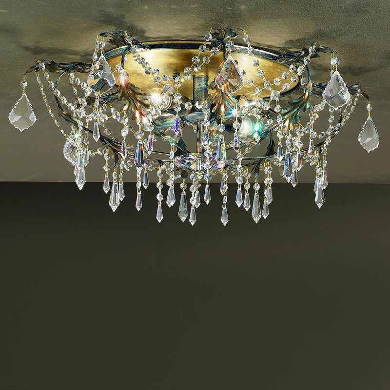 Потолочный светильник 6696/P2 V2115 XP от MM Lampadari MM LAMPADARI ДИЗАЙНЕРСКИЕ 244091 Золото  - Вид №1
