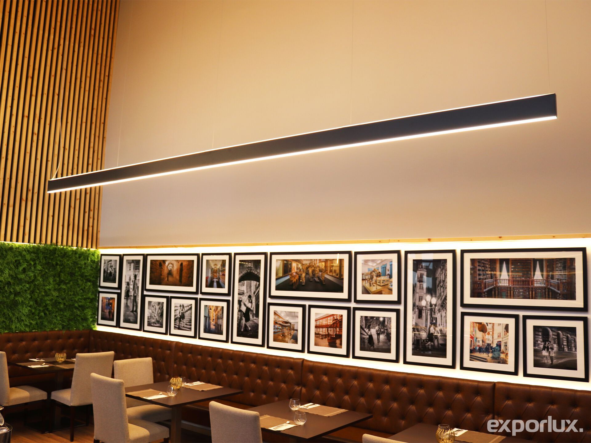 Алюминиевый светодиодный подвесной светильник Exporlux LINE SU ARCH-00022571 - Вид №4