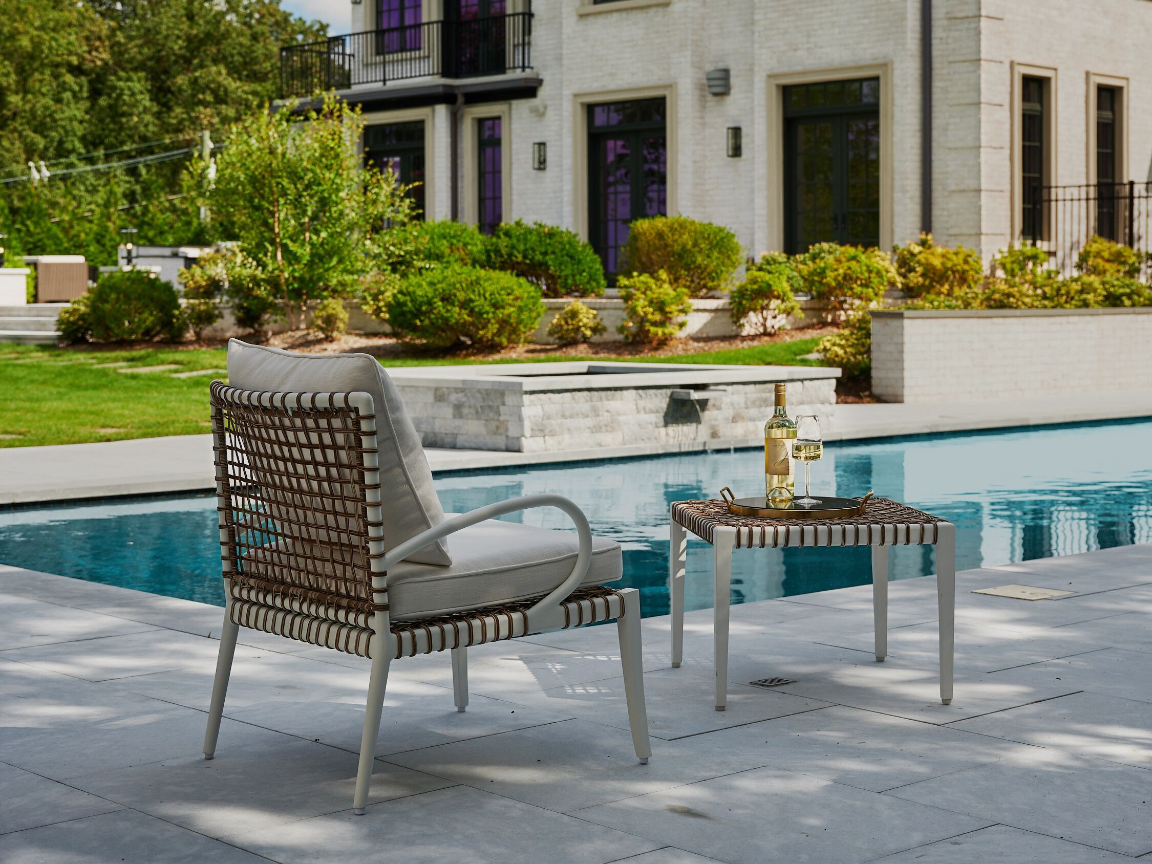 Квадратный алюминиевый журнальный столик Walters Delta ARCH-00138002 - Вид №2