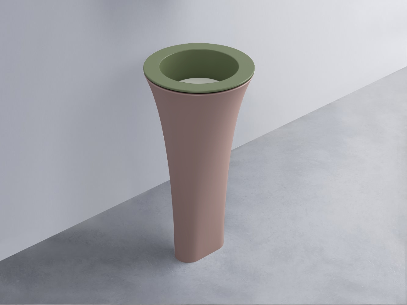 AMLA45-AG+AMPILT-PM+AMCOLT-CP Раковина Amedeo Tondo отдельностоящая cielo Enjoy + Amedeo Ceramica Cielo