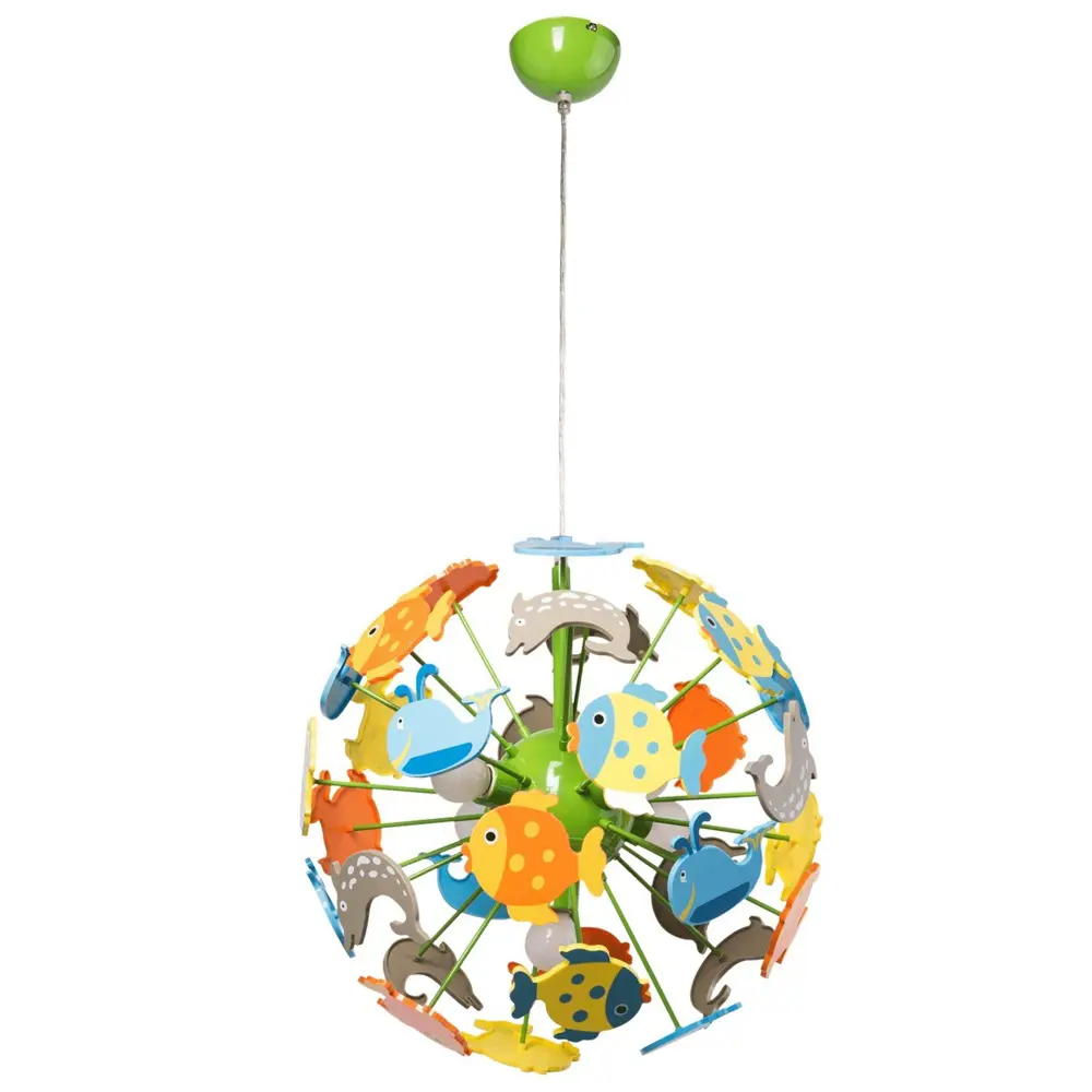 Люстра Улыбка 5xE14x40 Вт, металл/пластик, цвет мультиколор MW-Light STLM-2083674