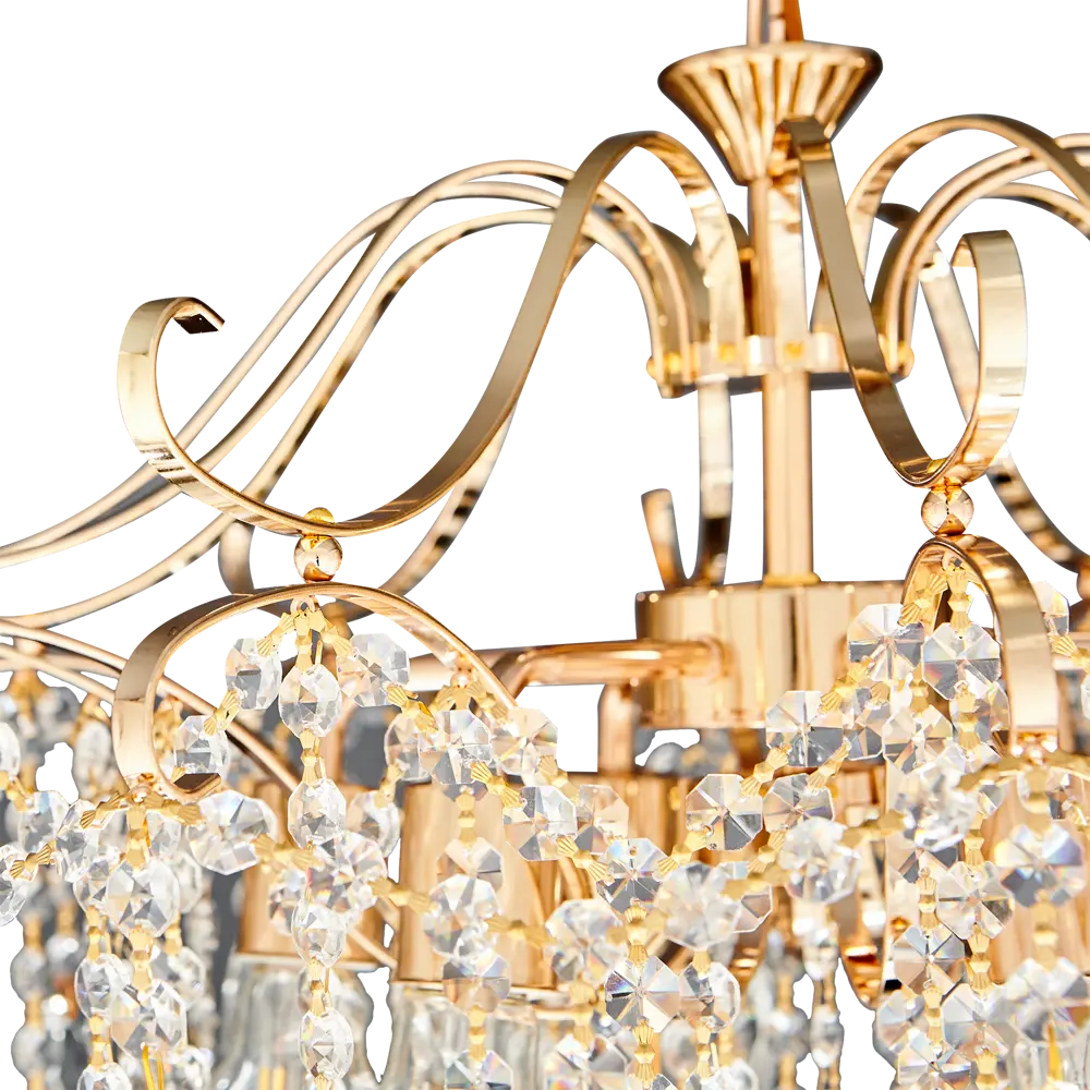 Люстра каскадная потолочная De City Бриз 6 ламп 18 м² E27 220 V STLM-2020874 - Вид №5