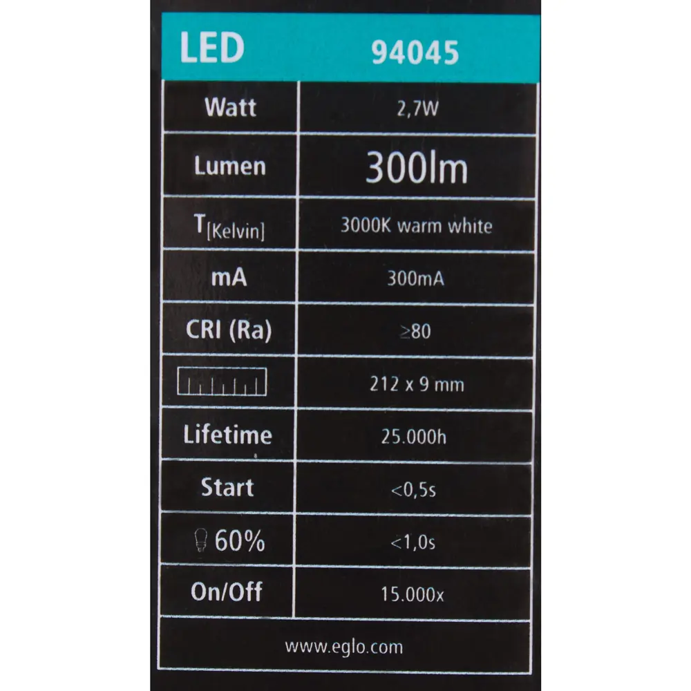 Панель светодиодная встраиваемая Fueva 3000K 85х85 мм Eglo STLM-2071706 - Вид №3