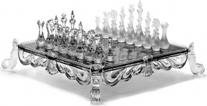 10616731 Avdeev Crystal Композиция "Хрустальные шахматы" Хрусталь