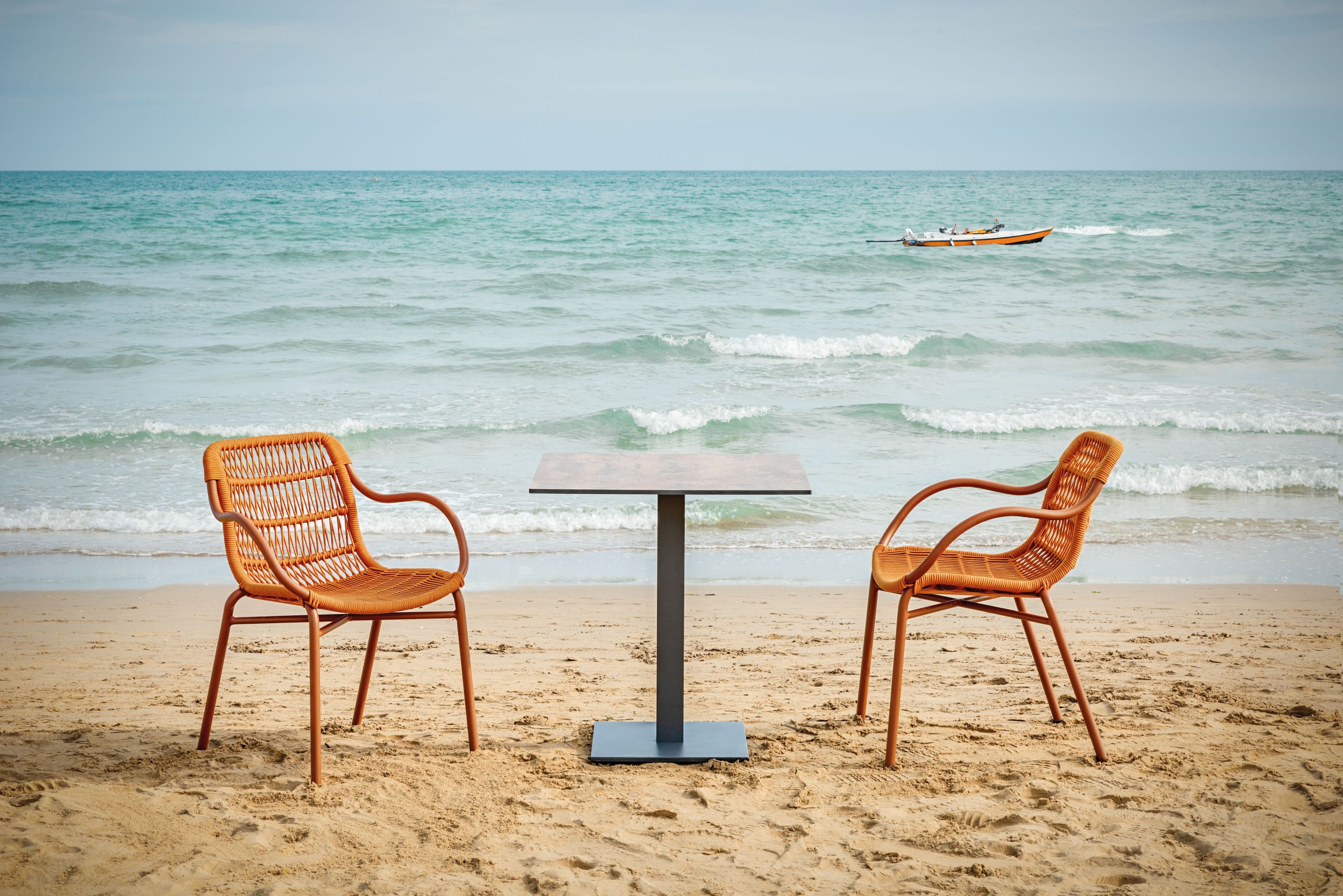 Открытый веревочный стул с подлокотниками Contral Leaf ARCH-00130125 - Вид №4