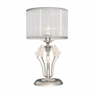 Настольная лампа Favourite Prima 2306-1T FAVOURITE КЛАССИЧЕСКИЕ 221119 Белый;серебро