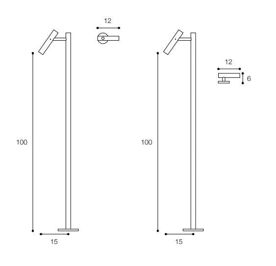 Смеситель для раковины из нержавеющей стали Falper цилиндр ARCH-00082068 - Вид №2